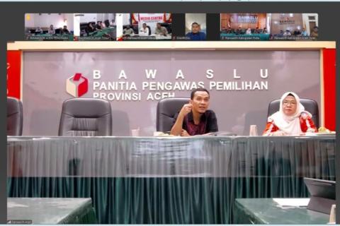 Panwaslih Aceh Timur Ikuti Rapat Penyusunan DIM