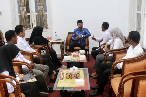 Panwaslih Aceh Timur Lakukan Silaturahmi dan Koordinasi dengan Bupati Aceh Timur 01