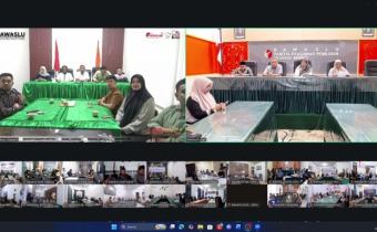 Bawaslu Kabupaten Aceh Timur Ikuti Kick Off Pendidikan Pengawas Partisipatif yang diselenggarakan oleh Bawaslu Provinsi Aceh