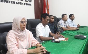 Bawaslu Aceh Timur Ikuti Rapat Koordinasi Jumat Sehati dan Jumpa Berlian 01