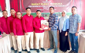 Pastikan Validitas Data Pemilih, Bawaslu Aceh Timur Hadiri Rapat Pleno Terbuka PDPB Triwulan II Tahun 2026 01
