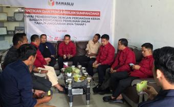 Perkuat Sinergi, Bawaslu Aceh Timur Sambut Kunjungan KIP Bahas PDPB Triwulan III 2026